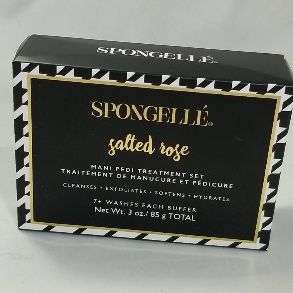 Spongelle Salted Rose Mani Pedi Treatment Set